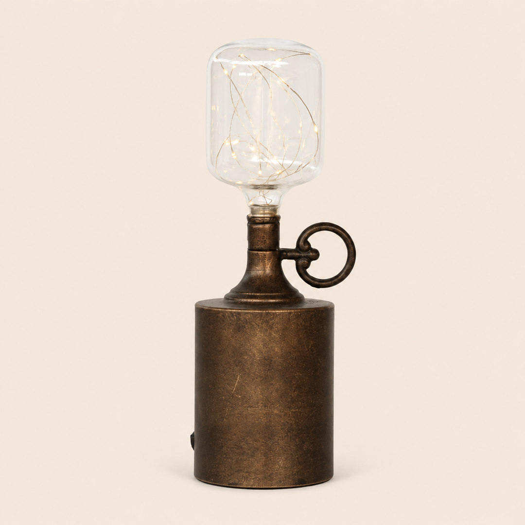 Led Battery Operated Metal Light Tall – catalogue view