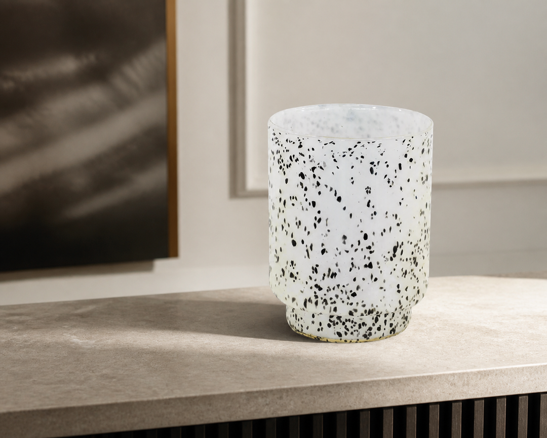 Lustre sesame seed votive large - luxury lifestyle
