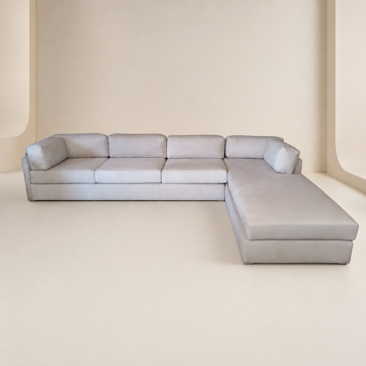 Luxury L shape Couch - side profile