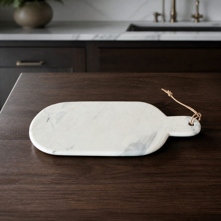 Marble rounded board — luxury lifestyle image