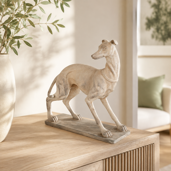 MEDIUM PALE WHIPPET 27X25X9CM lifestyle view