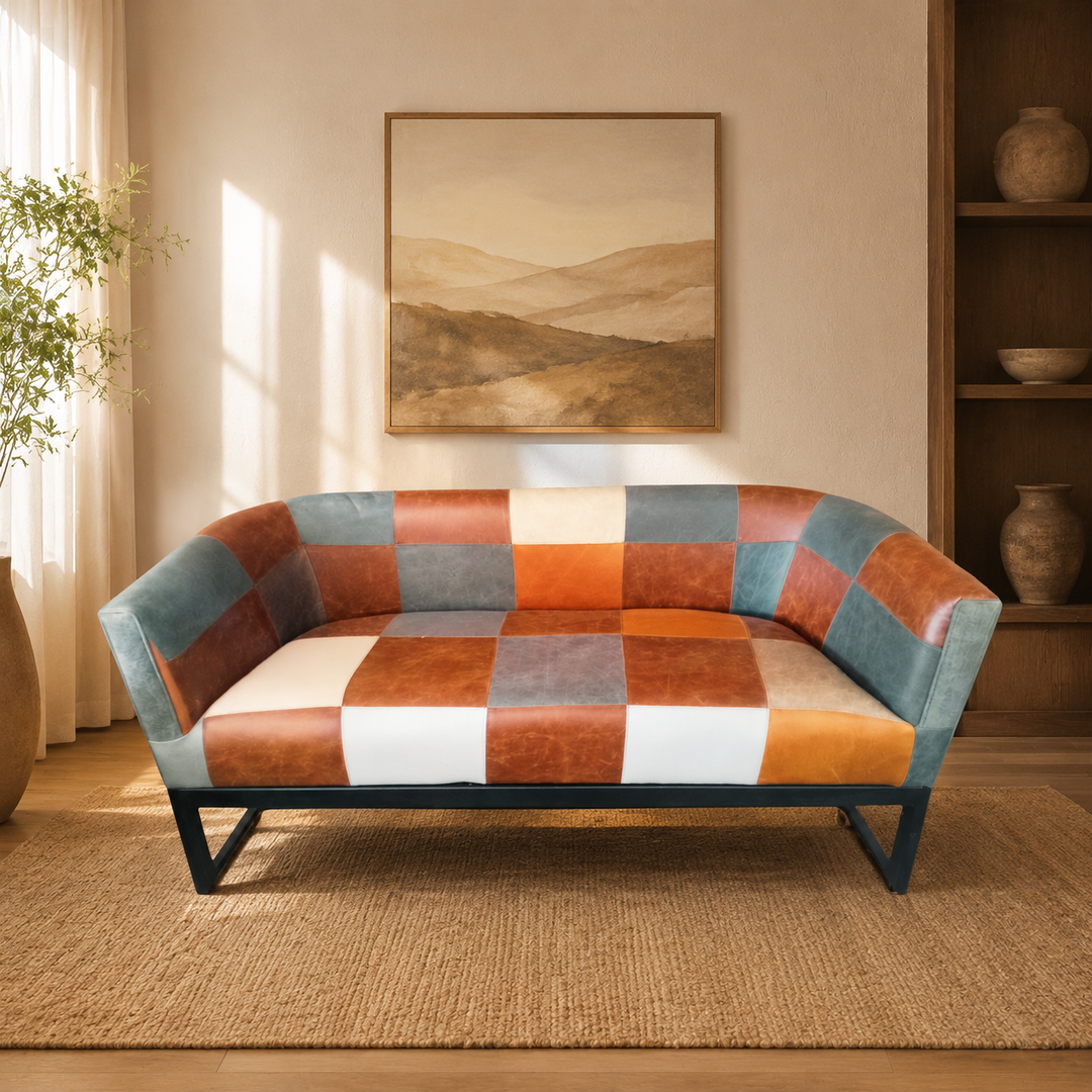 Metal Tub 2 Seater Couch - luxury lifestyle