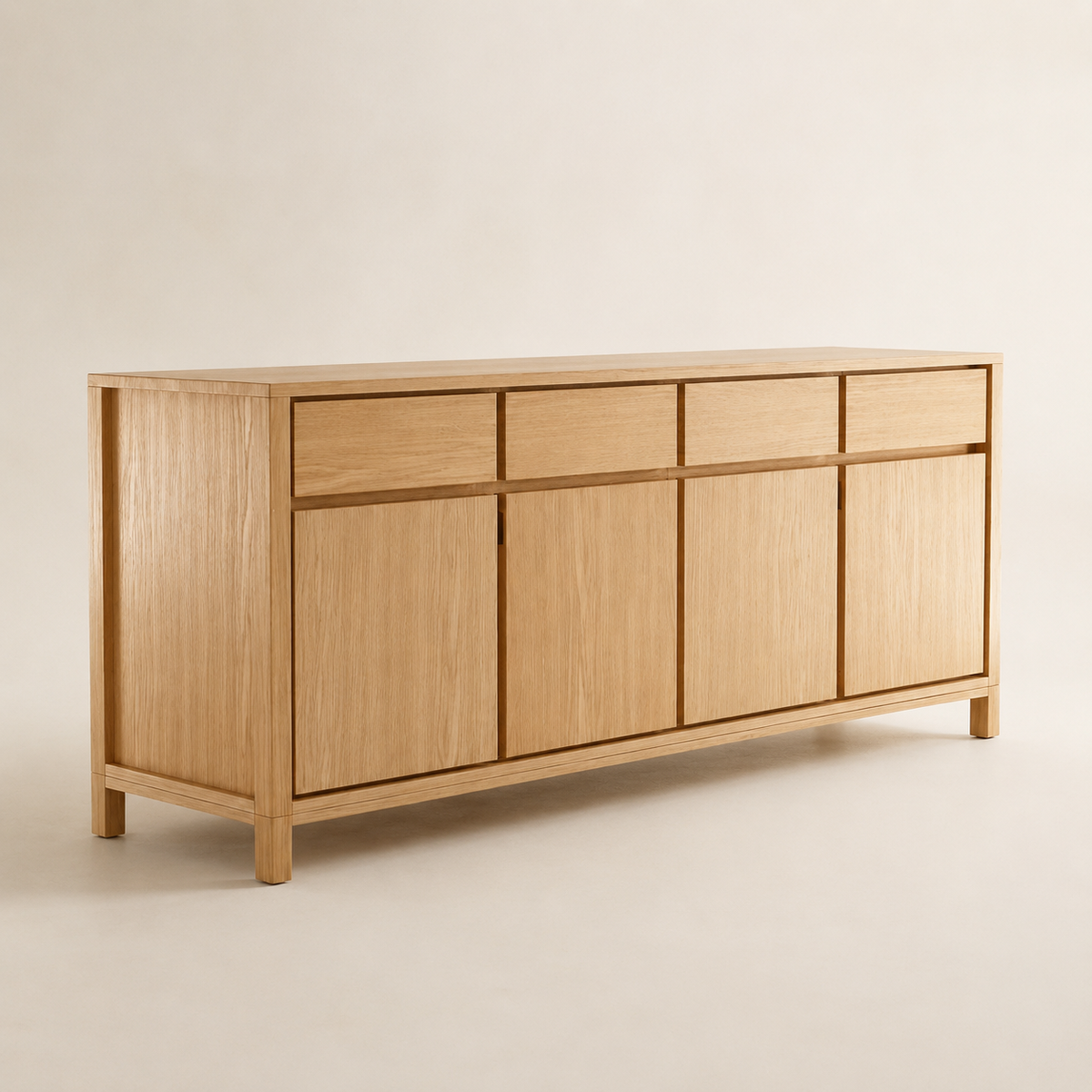 Miami Oak Server — opposite three-quarter view