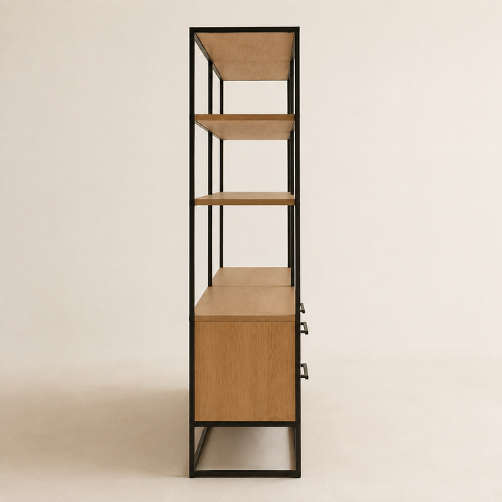 Modern Open New York Cabinet - side profile