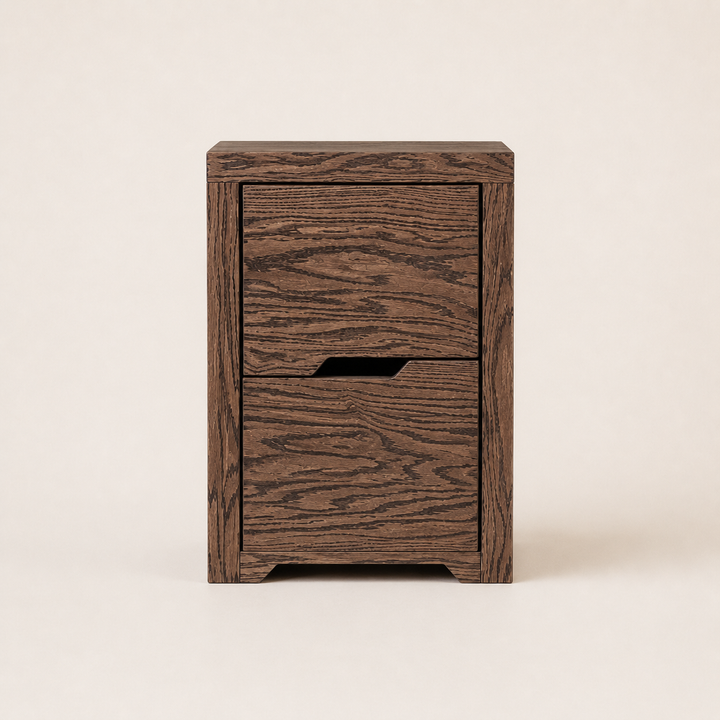 New York Red Oak Pedestal — side profile