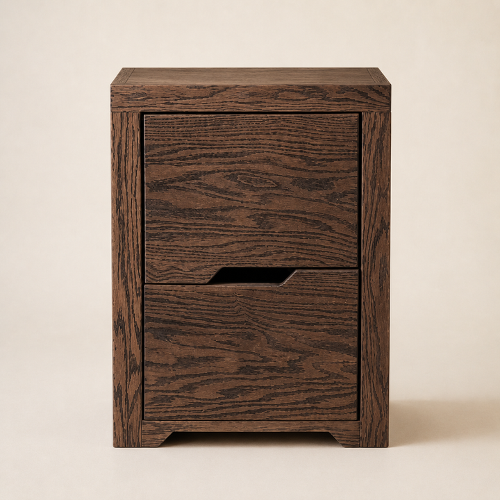 New York Red Oak Pedestal — craftsmanship detail