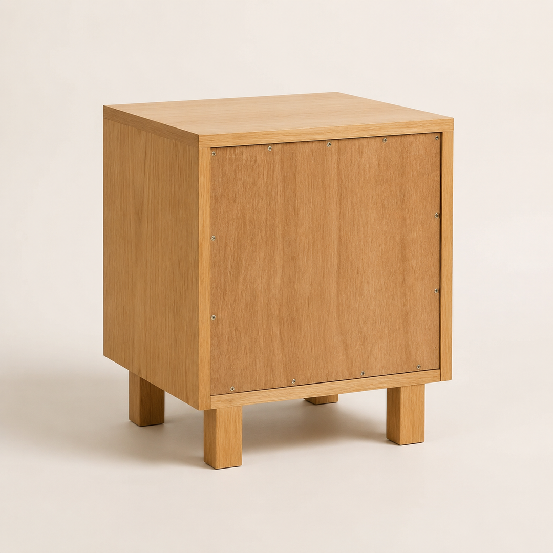 Norton Oak Pedestal — rear view