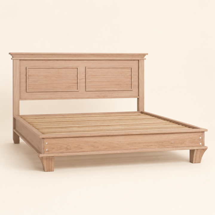 Oak Classic Style King Bed with Rubio Monocoat - main product view