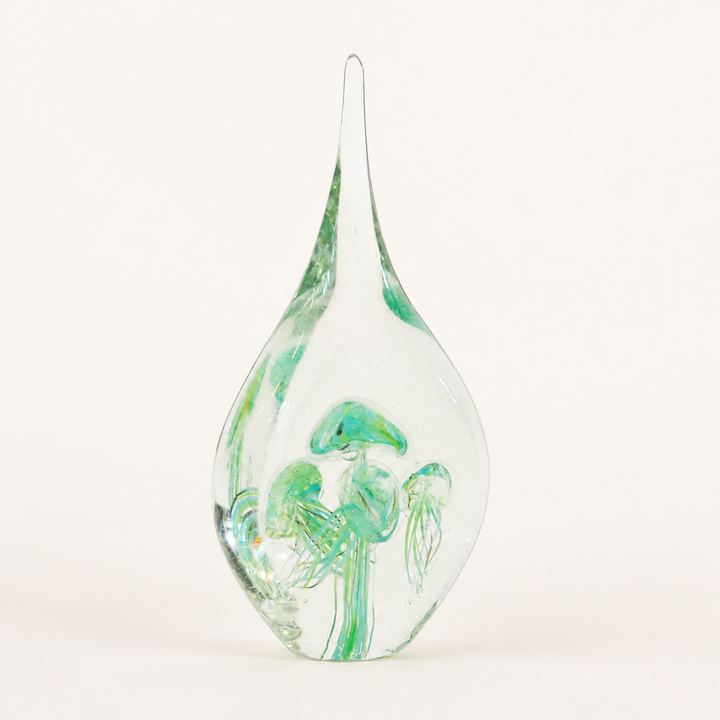 Paperweight jellyfish teardrop green 26cm catalogue