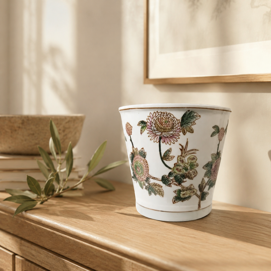 Pirouette Pot in a warm luxury interior
