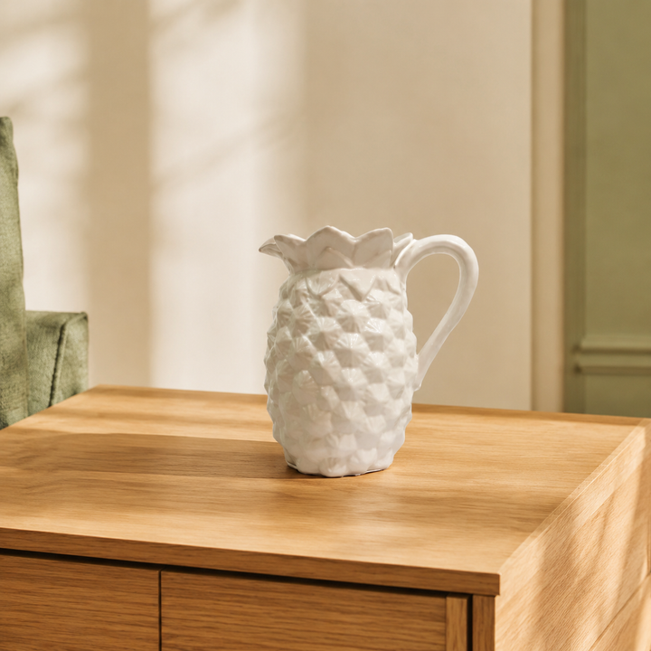 Queen Pine White Jug lifestyle view