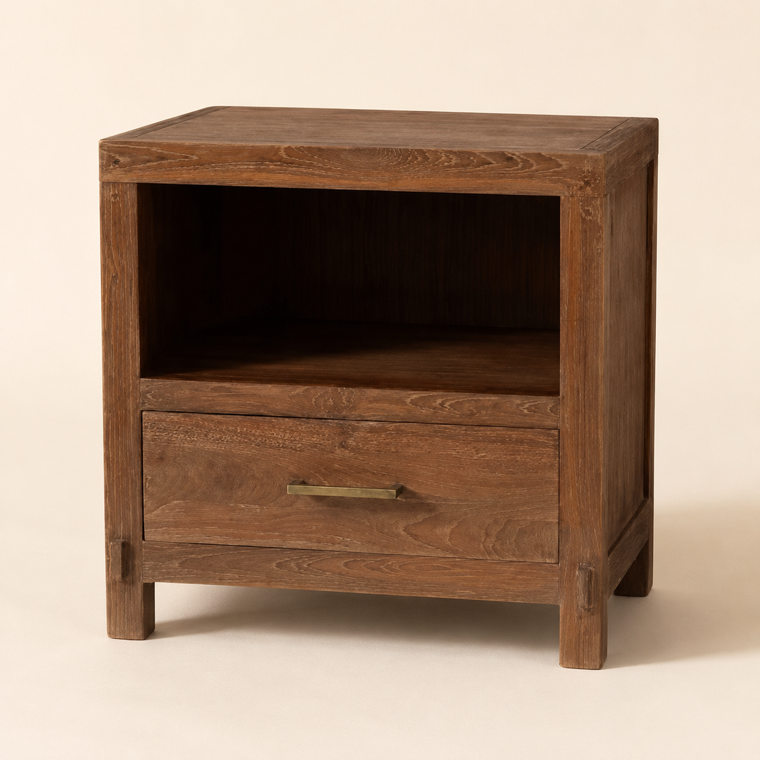 Redcliff Red Oak Pedestal — craftsmanship detail