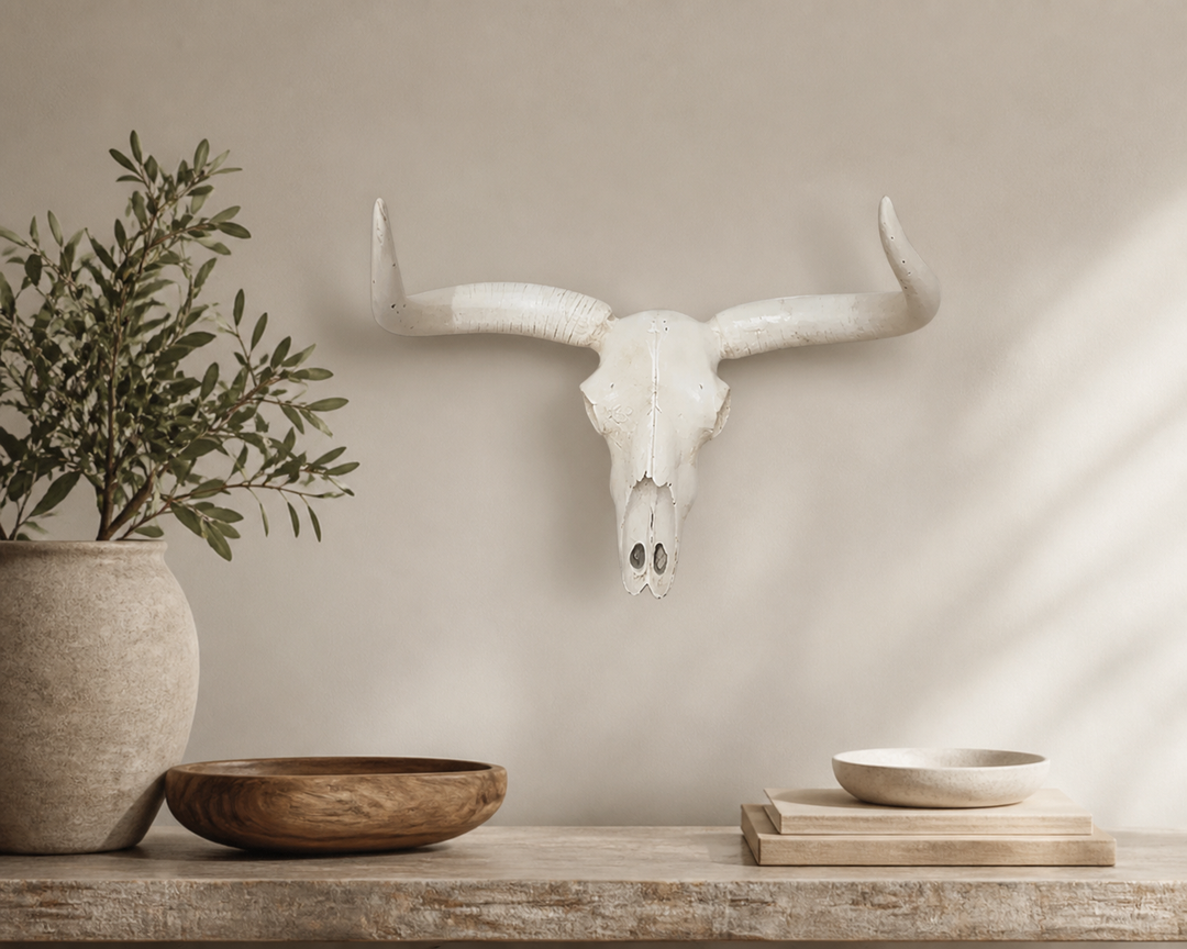Resin Cement Skull Head — luxury lifestyle image