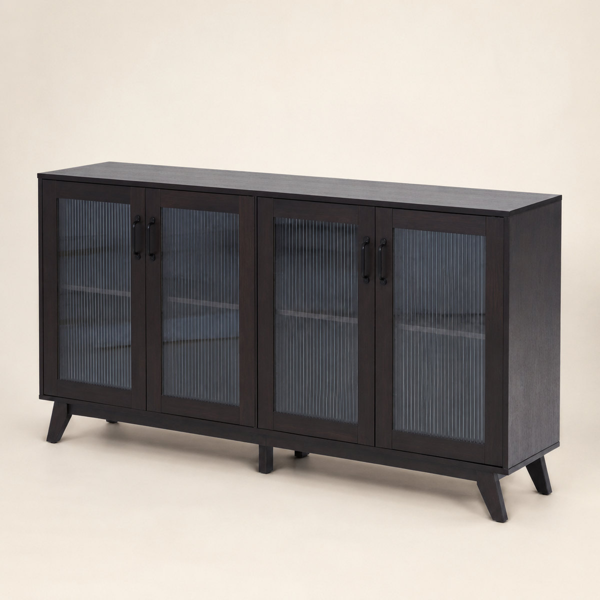 Rhode Island Server Reed Glass 1800L x 400D x 900H — opposite three-quarter view
