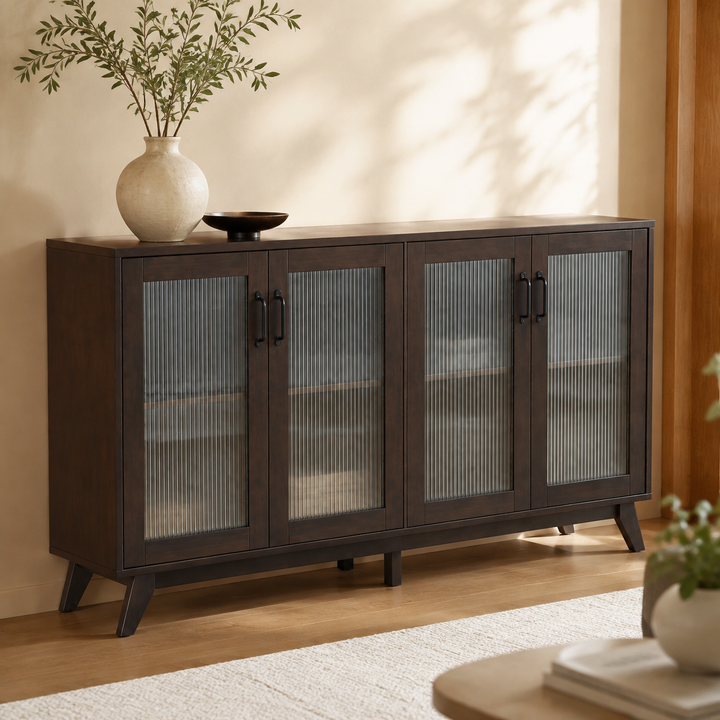 Rhode Island Server Reed Glass 1800L x 400D x 900H — luxury lifestyle