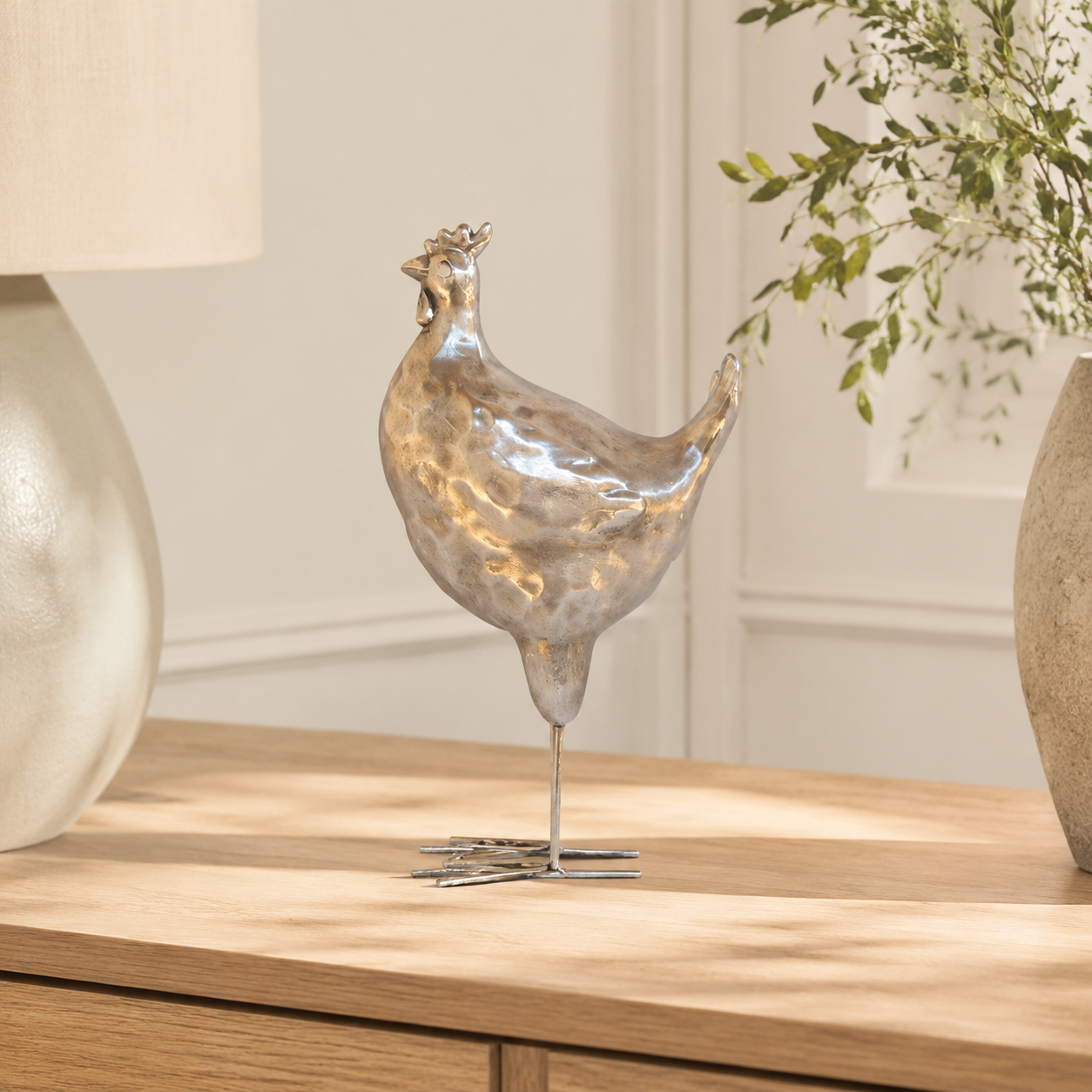 SILVER COCK 33X17CM lifestyle view