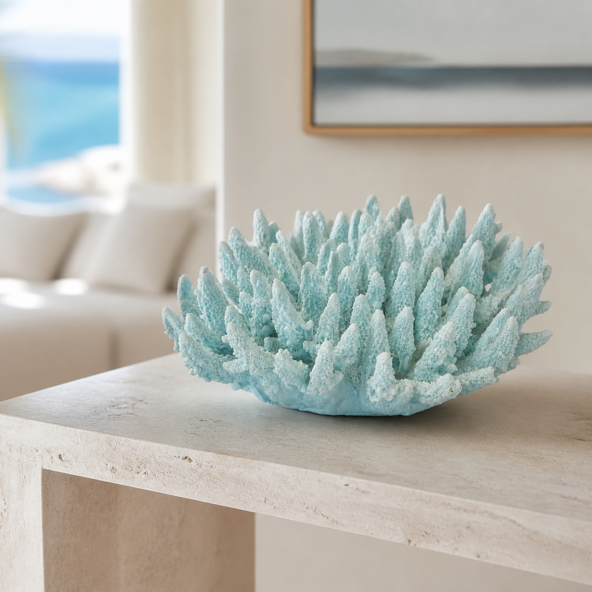 Coral spiked blue — luxury lifestyle image