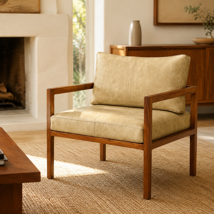 Vega Kiaat Occasional Chair - luxury lifestyle
