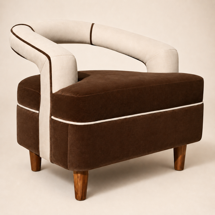 Velour Haven Occasional Chair - main product view