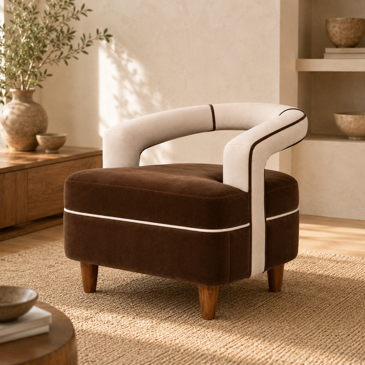 Velour Haven Occasional Chair - luxury lifestyle