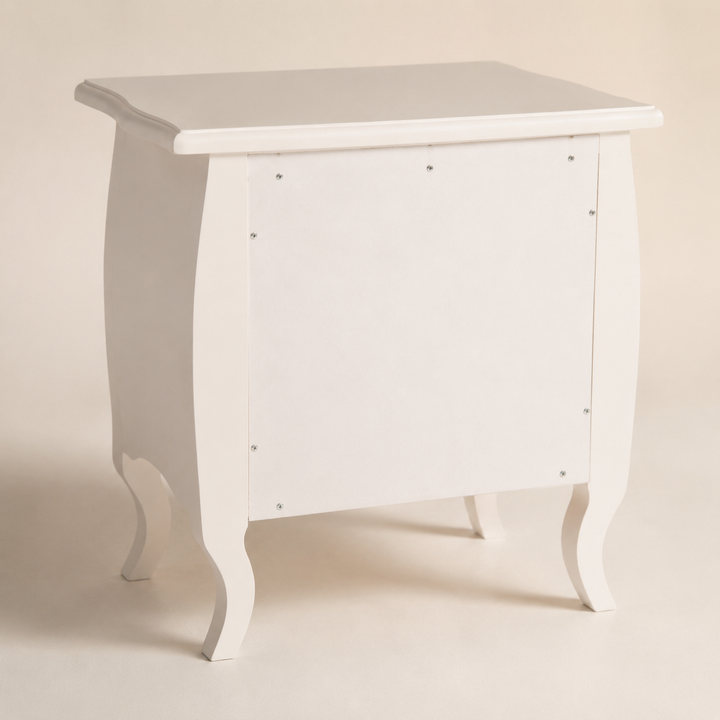 Victor White bedside Table — rear view