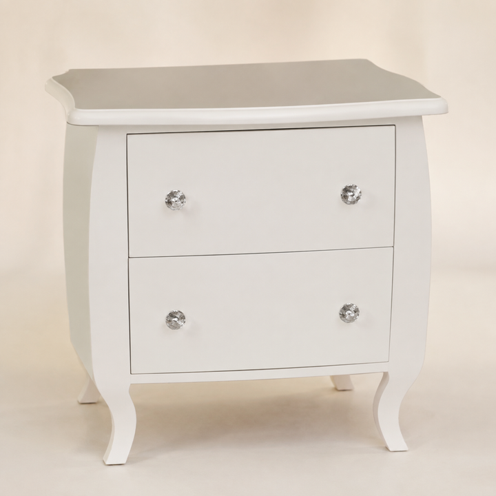 Victor White bedside Table — craftsmanship detail