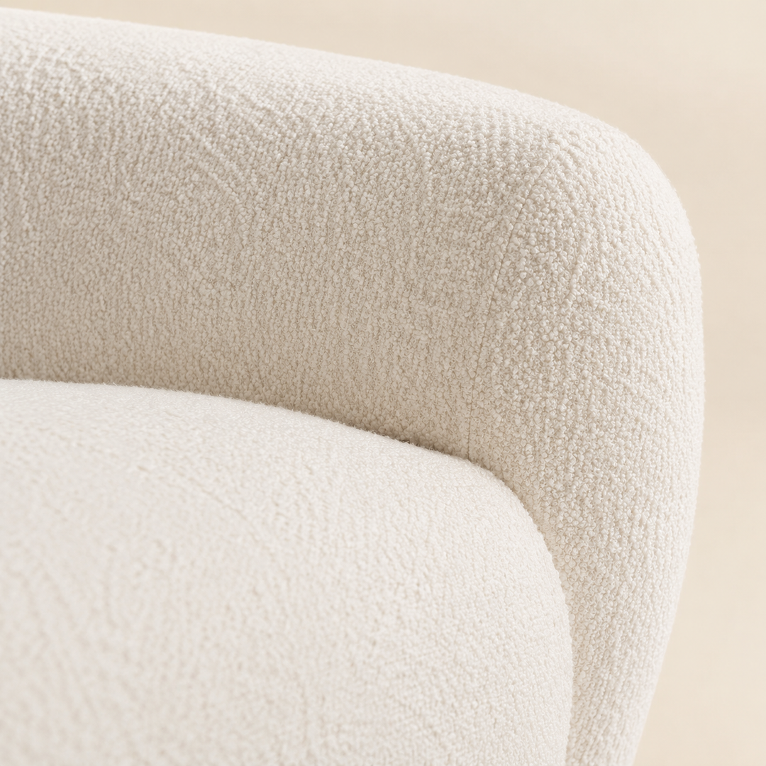 Wales Light Cream 2 Seater Couch 73X190X90cm - craftsmanship detail