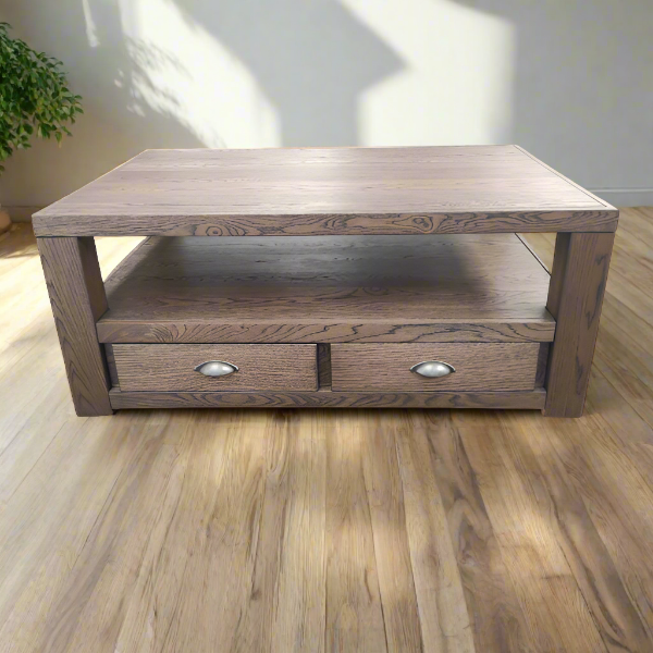 Classic Red Oak Coffee Table
