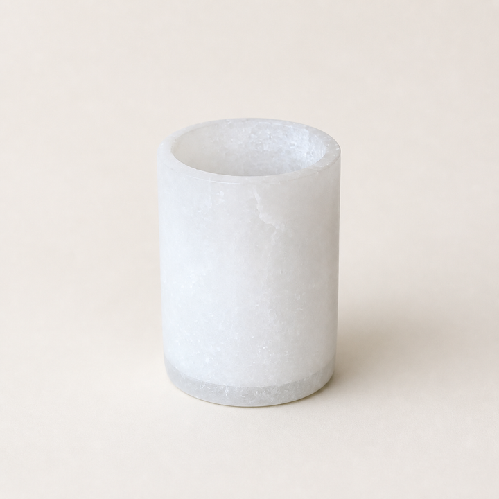 White alabaster marble tumbler catalogue