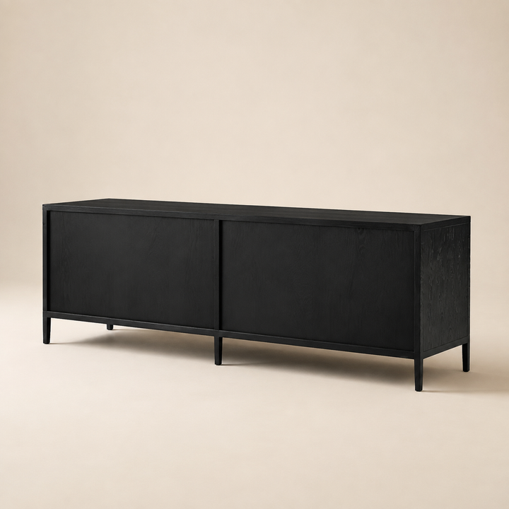 York Oak server — rear angle