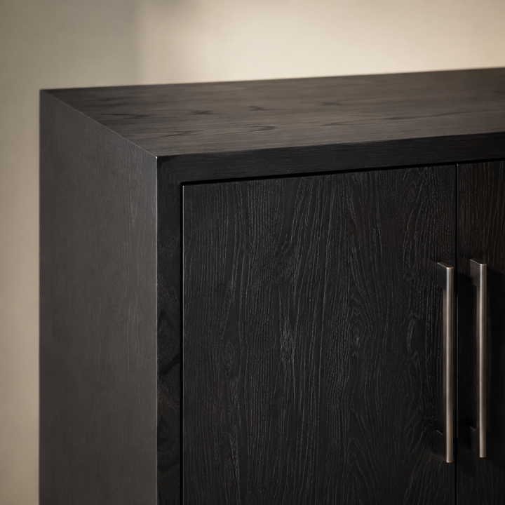 York Oak server — craftsmanship detail