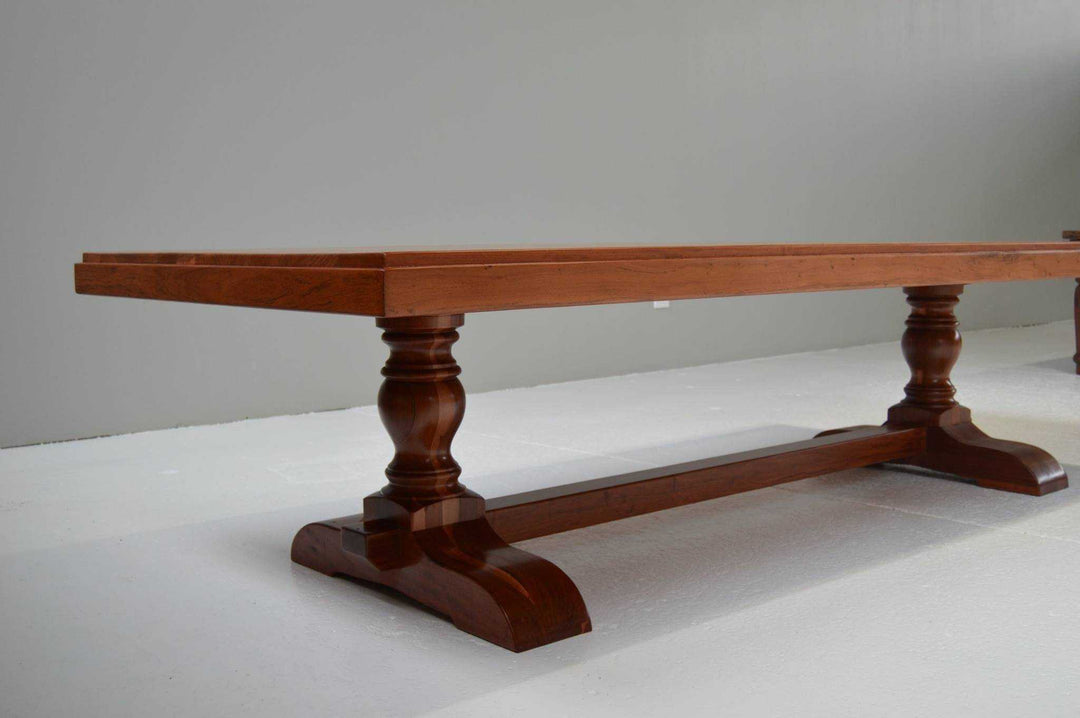 Teak Centre Turned Leg Table