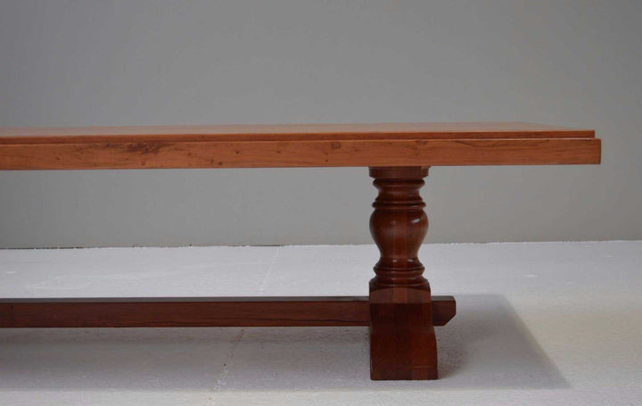 Unique Interiors Lifestyle Teak Centre Turned Leg Table