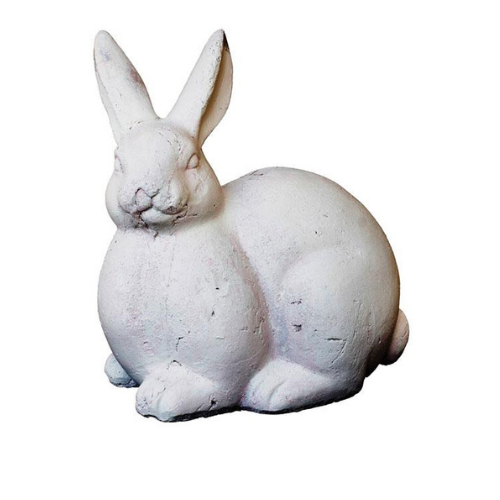 Unique Boys Cement Bunny White Bertha