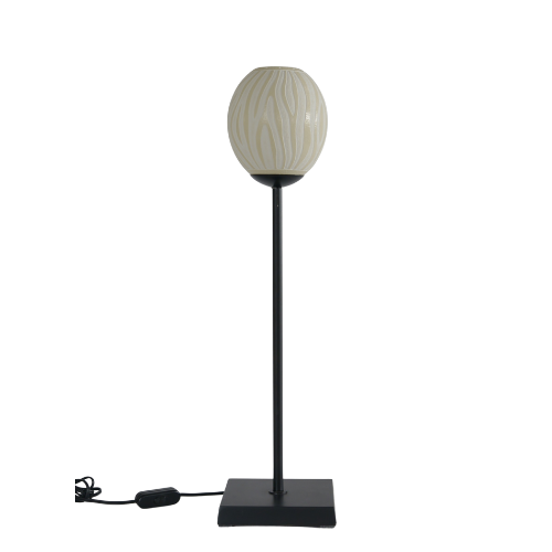 Black Londen lamp and zebra egg Unique Boys