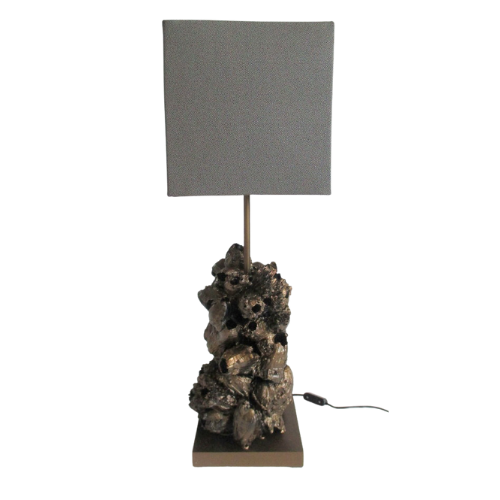 Bronze Upright Barnacle Lamp & Pebble Shade Unique Boys