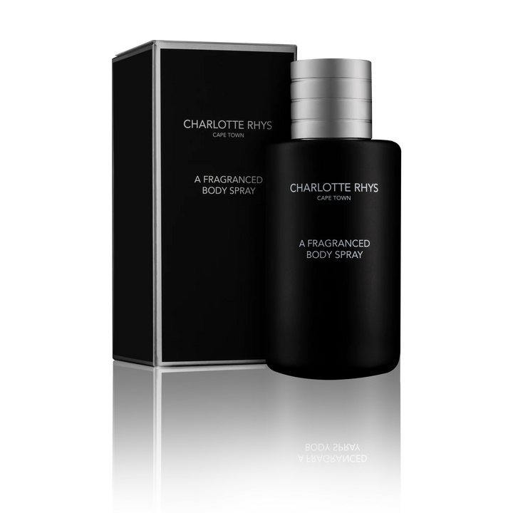 Charlotte Rhys fragranced body spray bottle