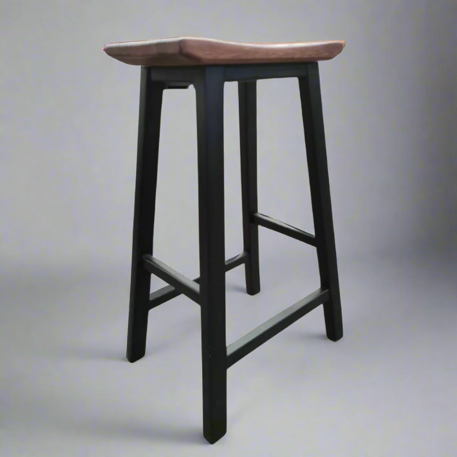 Nashville Industrial Bar Stool
Elevate your home or office with the rugged charm of our Nashville Industrial Bar Stool. This stylish and sturdy bar stool features a solid wood seat paired with sleek black coat legs, creating a perfect blend of industrial design and natural warmth.www.uniqueboys.co.za