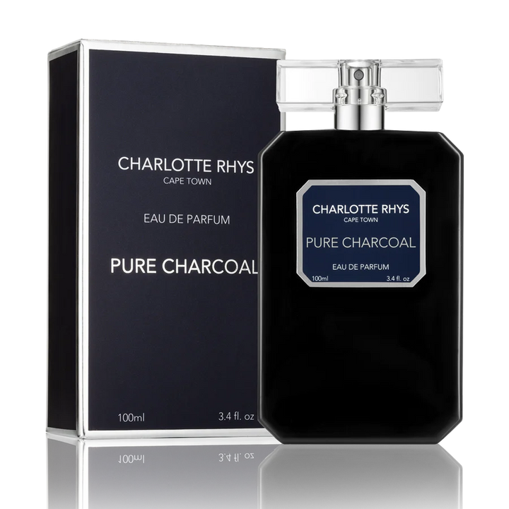 Charlotte Rhys Pure Charcoal parfum bottle
