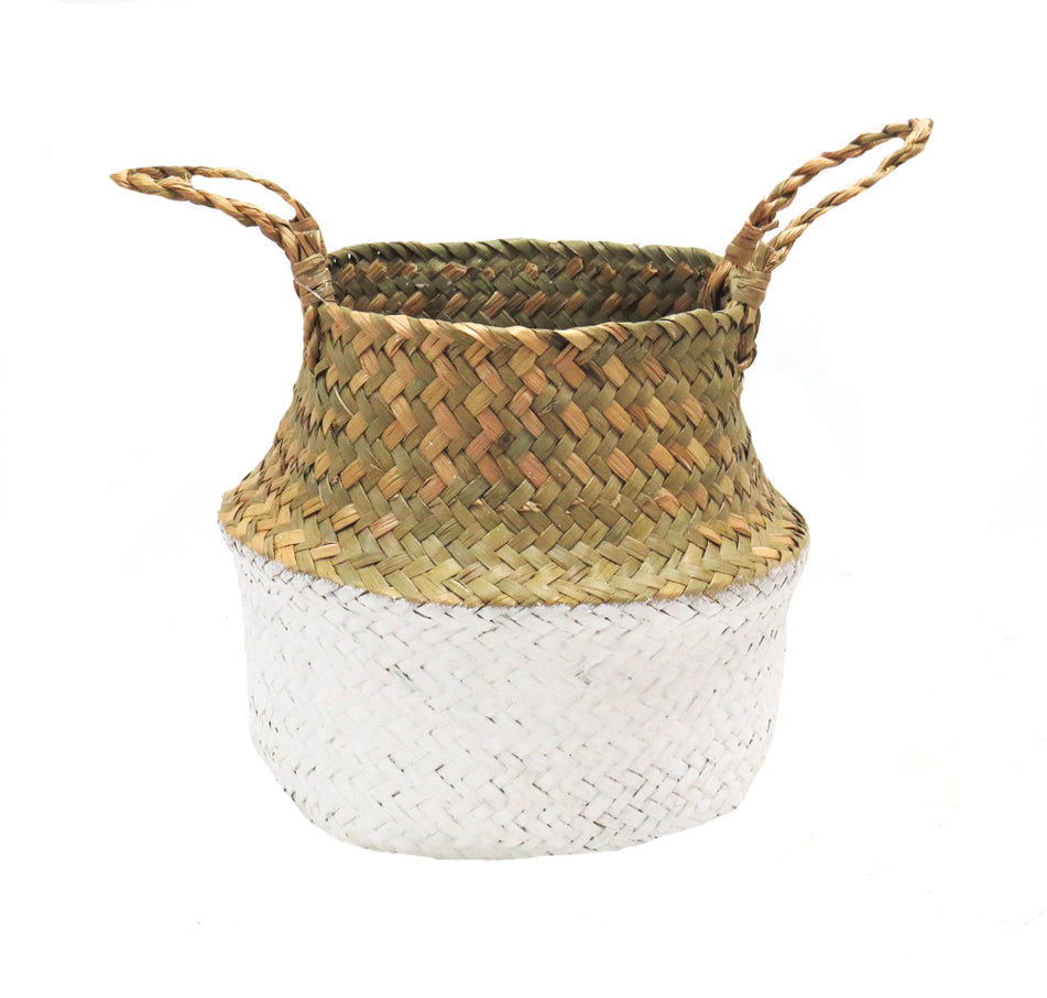 Bona Basket - Natural Elegance from Unique Boys
Elevate Your Plant Game
Discover the Bona Basket, a stunning natural seagrass planter expertly crafted for style and functionality. This gorgeous, collapsible basket features a beautiful white finish and twined natural handles, perfect for showcasing your favorite plants.