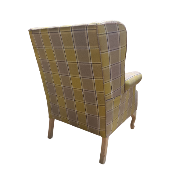London Wingback Chair Yellow