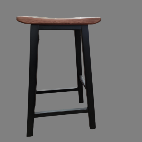 Solid barstool industrial 75cm H