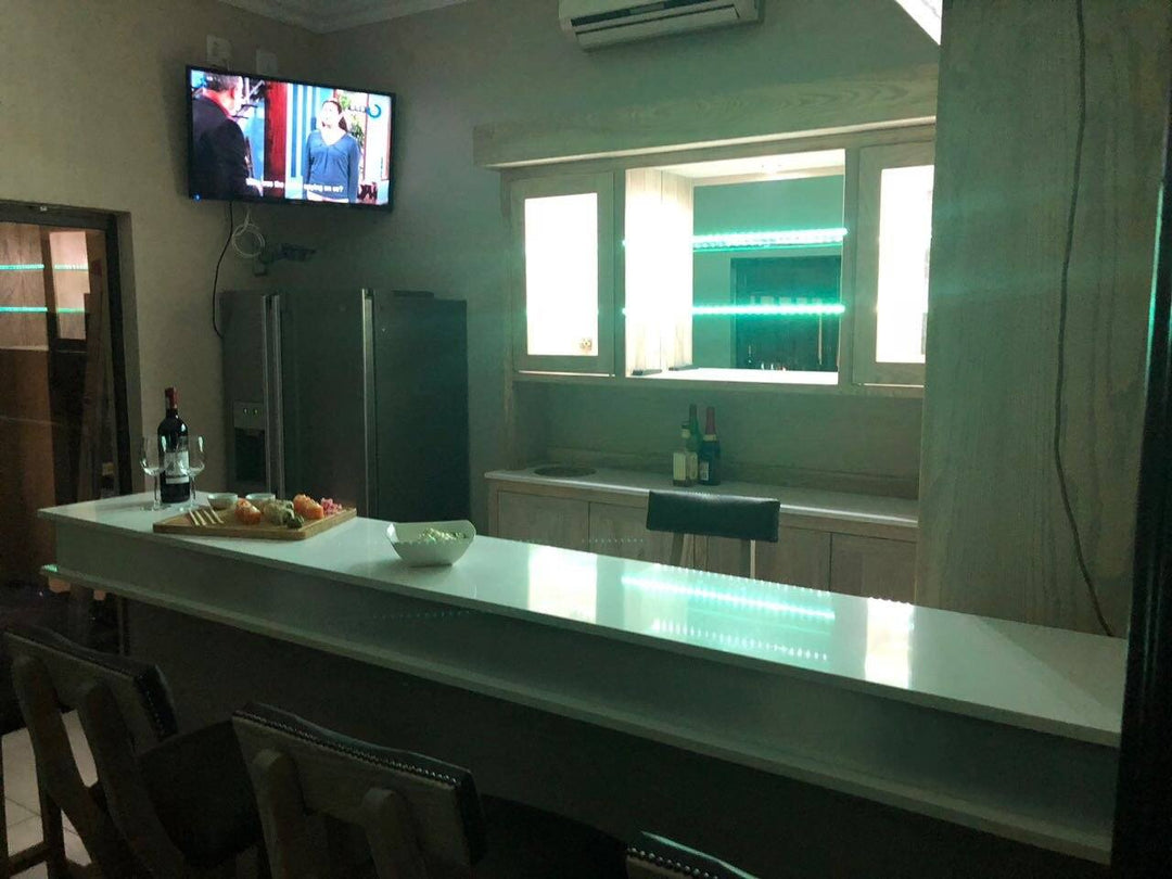 Custom made Oak Bar