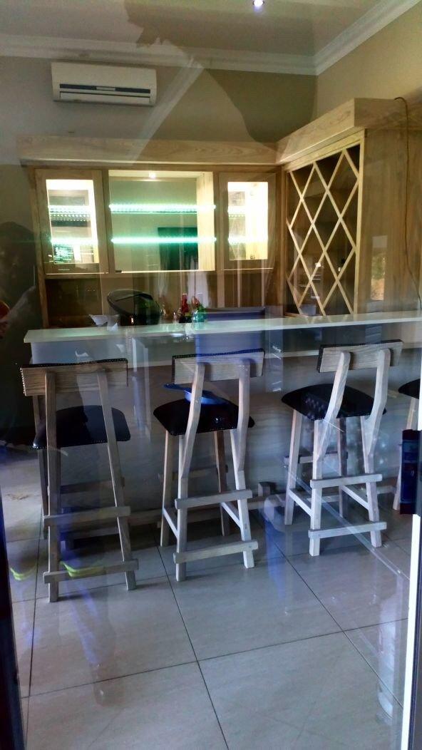 Custom made Oak Bar