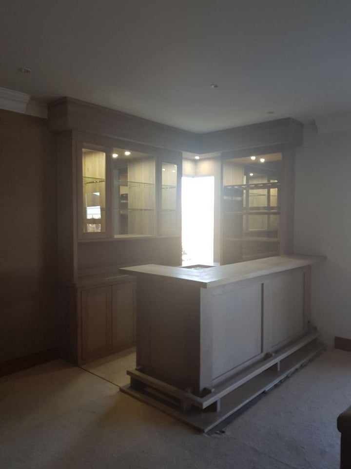 Custom made Oak Bar