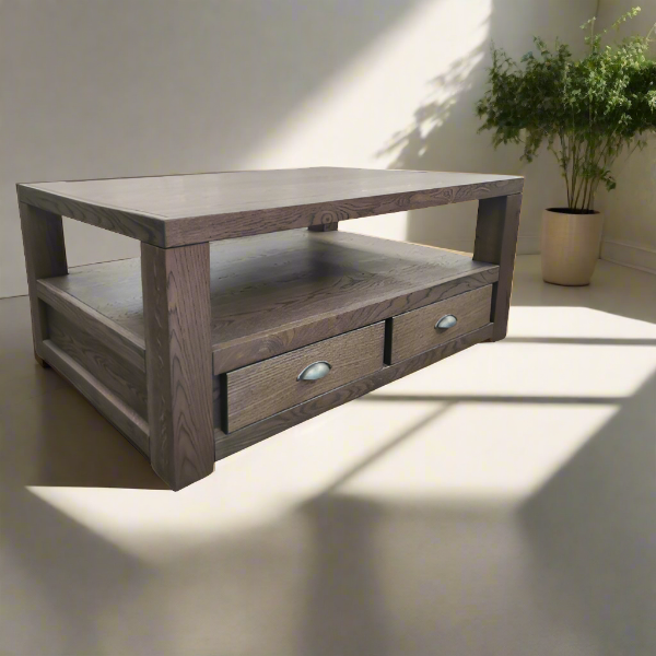 Classic Red Oak Coffee Table