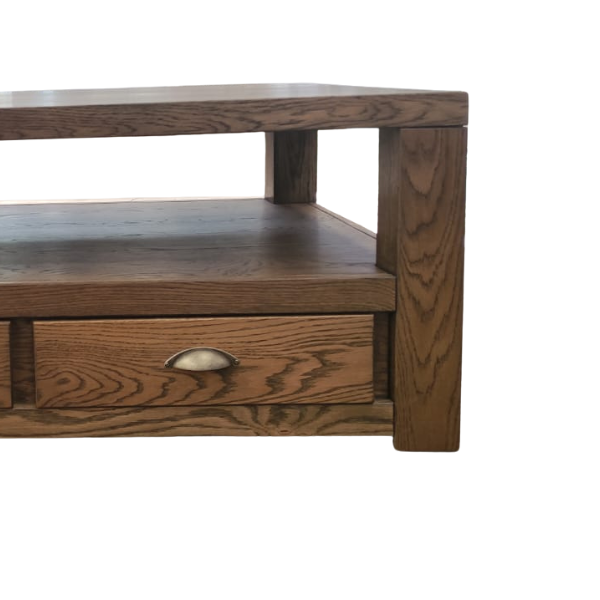 Classic Red Oak Coffee Table