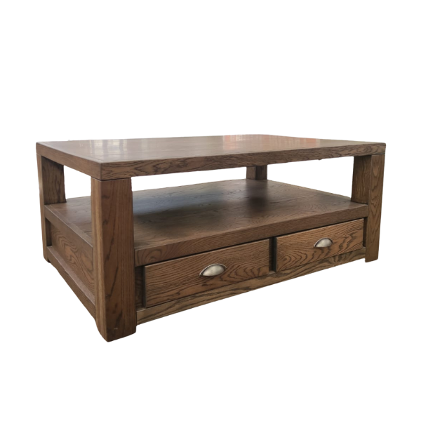 Classic Red Oak Coffee Table